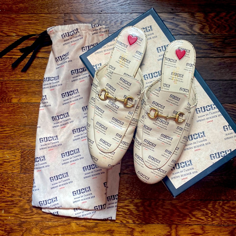 Gucci “Maison De L’Amour” Spring/Summer 2018 Loafer Slides